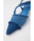 REMAKE DENIM POINTY HEEL パンプス