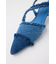 REMAKE DENIM POINTY HEEL パンプス