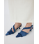 REMAKE DENIM POINTY HEEL パンプス