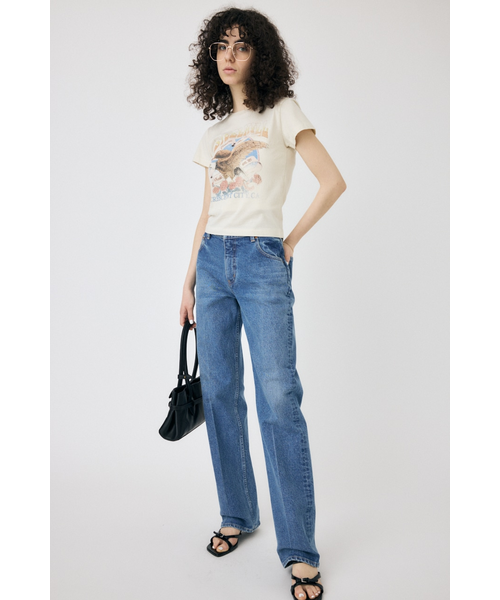 MVS CENTER PRESS ストレートデニム｜マウジーの通販｜&mall（アンド