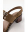 W BUCKLE STRAP サンダル