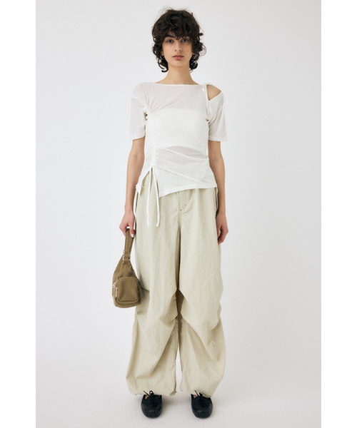 ONE SHOULDER タイネック TEE｜マウジーの通販｜&mall（アンド