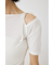 ONE SHOULDER タイネック TEE