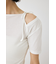 ONE SHOULDER タイネック TEE