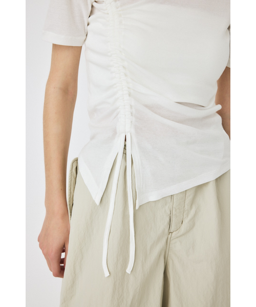 ONE SHOULDER タイネック TEE｜マウジーの通販｜&mall（アンド