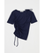 ONE SHOULDER タイネック TEE