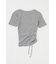 ONE SHOULDER タイネック TEE