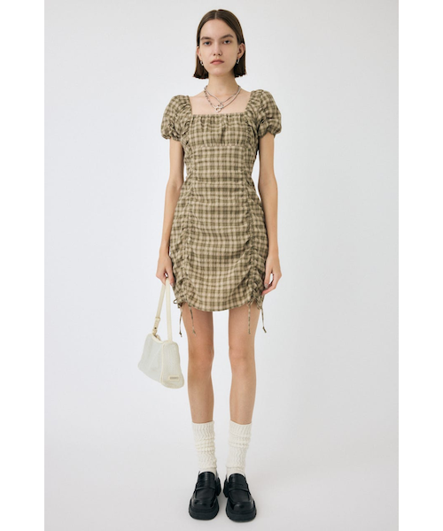 MOUSSY GATHER RIBBON ミニドレス MOUSSY | GATHER RIBBON ミニドレス (ワンピース(ミニ