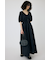 WAIST GATHER ロングドレス