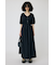 WAIST GATHER ロングドレス