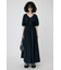 WAIST GATHER ロングドレス