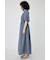 WAIST GATHER ロングドレス