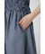 WAIST GATHER ロングドレス