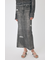 DENIM PRINT TRANSPARENT スカート