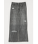 DENIM PRINT TRANSPARENT スカート