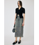 DENIM PRINT TRANSPARENT スカート