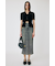 DENIM PRINT TRANSPARENT スカート