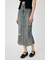 DENIM PRINT TRANSPARENT スカート