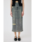 DENIM PRINT TRANSPARENT スカート