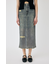 DENIM PRINT TRANSPARENT スカート