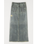 DENIM PRINT TRANSPARENT スカート