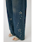 FLORAL STUDDED バギー