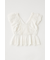 EYELET CAPSLEEVE ブラウス