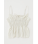 CRINKLED サテンキャミ