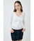 EYELET U-NECK カーデ & キャミ
