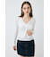 EYELET U-NECK カーデ & キャミ