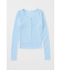 EYELET U-NECK カーデ & キャミ