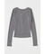 EYELET U-NECK カーデ & キャミ