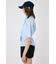STRIPE BACK LACE UP シャツ