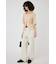 STRIPE BACK LACE UP シャツ