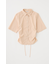 STRIPE BACK LACE UP シャツ