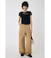 LACE LAYERED OPEN NECK トップス