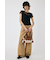 LACE LAYERED OPEN NECK トップス