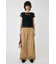 LACE LAYERED OPEN NECK トップス