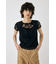 LACE LAYERED OPEN NECK トップス