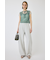 LACE LAYERED OPEN NECK トップス