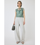 LACE LAYERED OPEN NECK トップス
