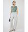LACE LAYERED OPEN NECK トップス