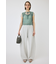 LACE LAYERED OPEN NECK トップス