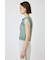 LACE LAYERED OPEN NECK トップス