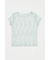 LACE LAYERED OPEN NECK トップス