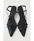 POINTED CROSS STRAP サンダル