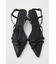 POINTED CROSS STRAP サンダル