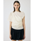 ONE SHOULDER シアー TEE