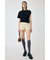 ONE SHOULDER シアー TEE