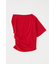 ONE SHOULDER シアー TEE